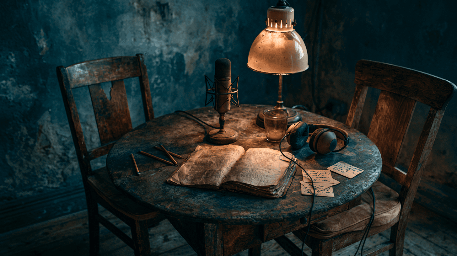 A creative collaboration workspace with an open manuscript