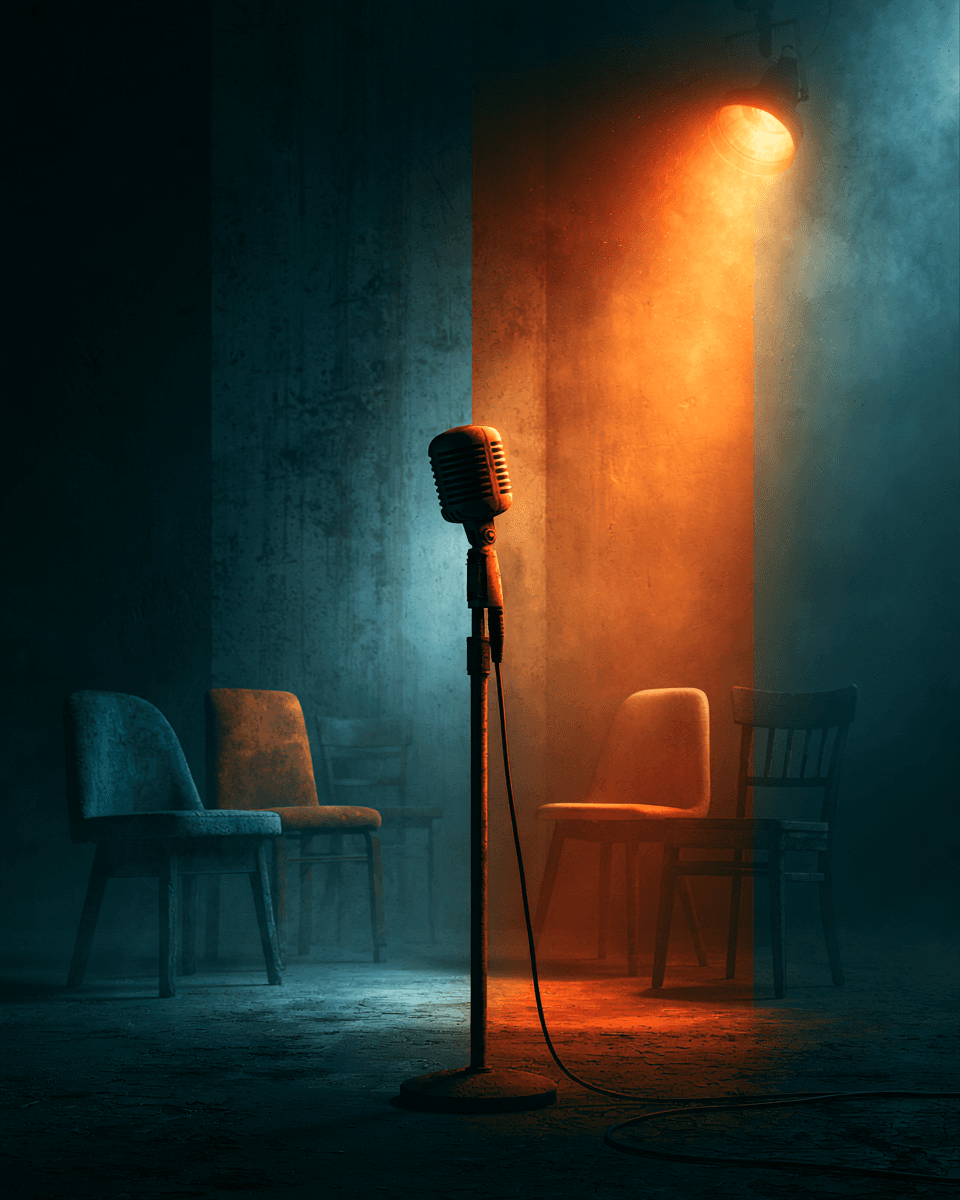 Hiring a narrator editorial artwork